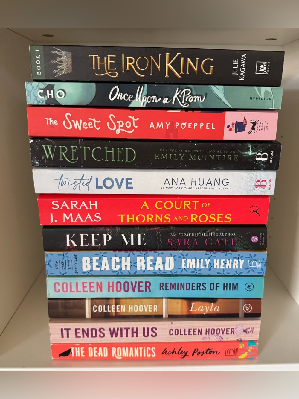 Lot of 12 Popular Romance & Romantasy Books – CoHo, SJM, Emily Henry, Ana Huang
